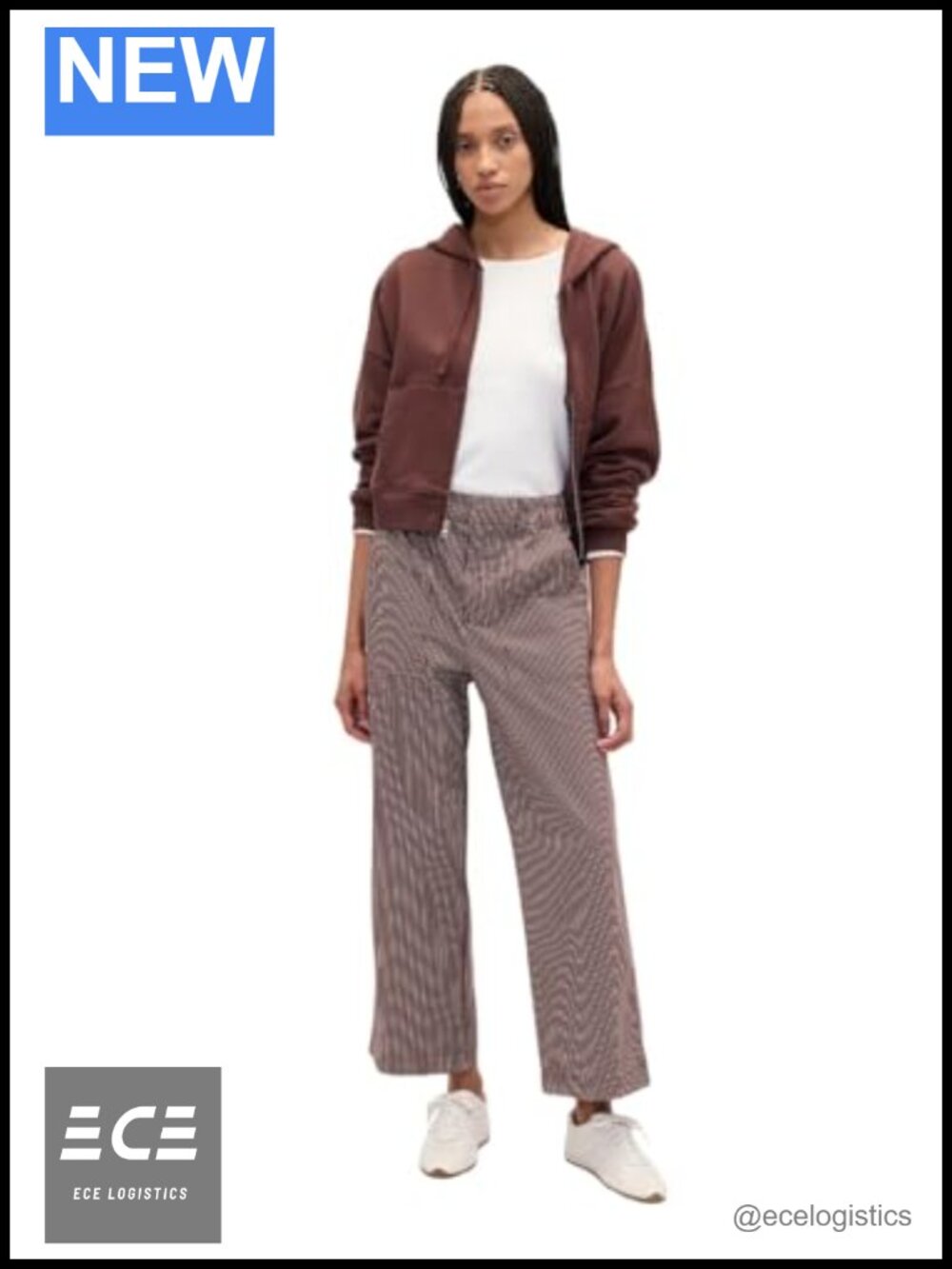 GAP Mid Rise Straight Leg Pull On Chino Pants Khaki